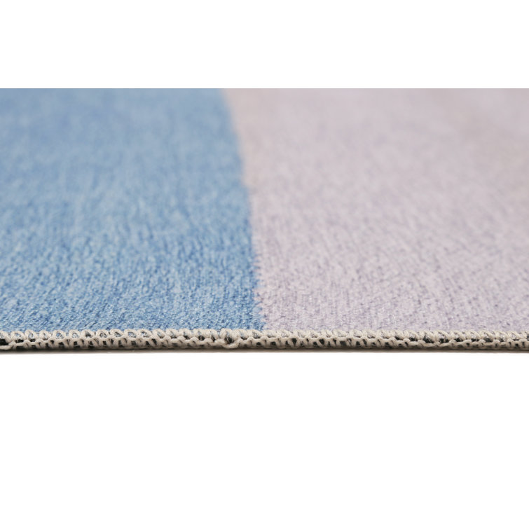 Esprit Curves Flatweave Blue/Grey/Beige Rug Wayfair.co.uk